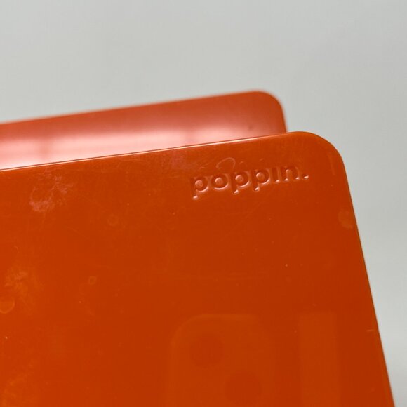 Orange Poppin NYC ~ FIN FILE SORTER 3-Compartment Holder Office Desk Organizer - Picture 6 of 6